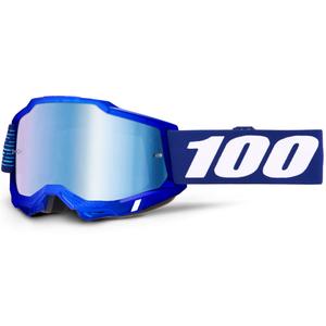 Γυαλιά μοτοκρός 100% Accuri 2 2028 με μπλε πλεξιγκλάς