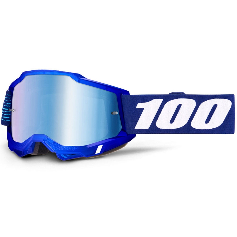 Γυαλιά μοτοκρός 100% Accuri 2 2028 με μπλε πλεξιγκλάς