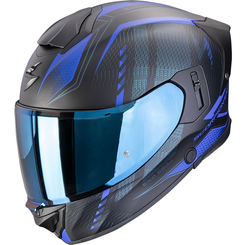 Κράνος μοτοσικλέτας Scorpion EXO-530 Air Theras full face ματ μαύρο-μπλε