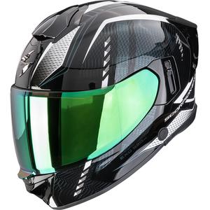 Κράνος μοτοσικλέτας Scorpion EXO-530 Air Theras full face μαύρο-μαύρο-λευκό