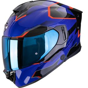 Κράνος μοτοσικλέτας Scorpion EXO-530 Air Clip full face μπλε-μαύρο-κόκκινο
