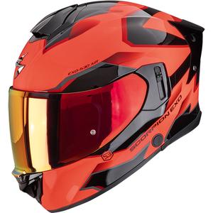 Κράνος μοτοσικλέτας Scorpion EXO-530 Air Clip full face κόκκινο-μαύρο