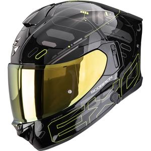 Κράνος μοτοσικλέτας Scorpion EXO-530 Air Fond full-face μαύρο-φθοροκίτρινο