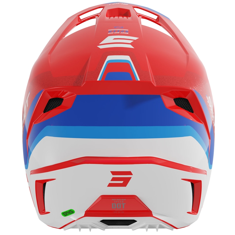 Κράνος Motocross Shot Speed Atomic Pearl Red