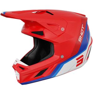 Κράνος Motocross Shot Speed Atomic Pearl Red
