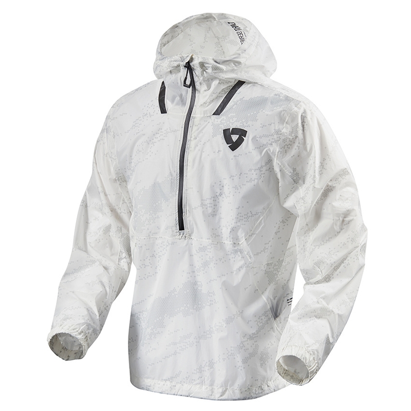 Revit Rain Smock Barrier Μπουφάν βροχής μοτοσικλέτας Λευκό