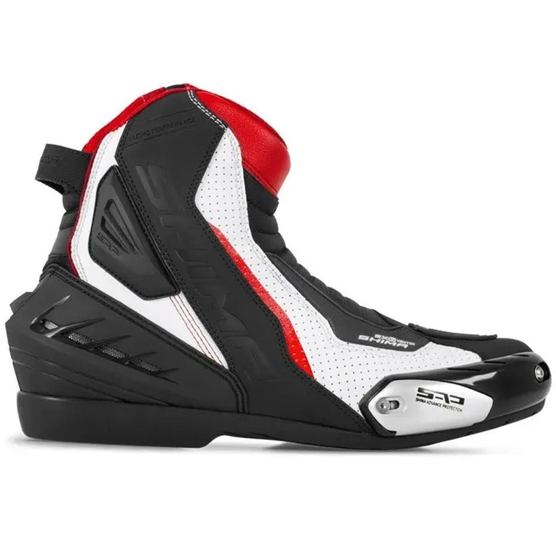 Μπότες μοτοσικλέτας Shima SX-6 μαύρο-άσπρο-κόκκινο