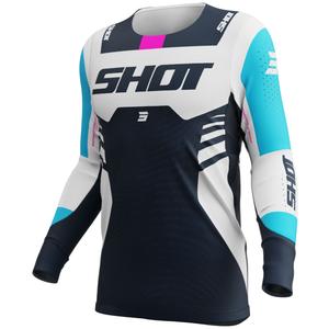Μπλε φανέλα Motocross Shot Aerolite Sprint