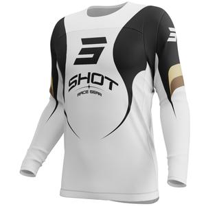 Λευκή φανέλα Shot Contact Manta motocross