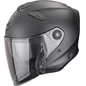 Κράνος μοτοσικλέτας Scorpion EXO-GT Jet Solid Open Face, ματ μαύρο μαργαριταρένιο