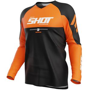 Φανέλα Motocross Shot Draw Private πορτοκαλί