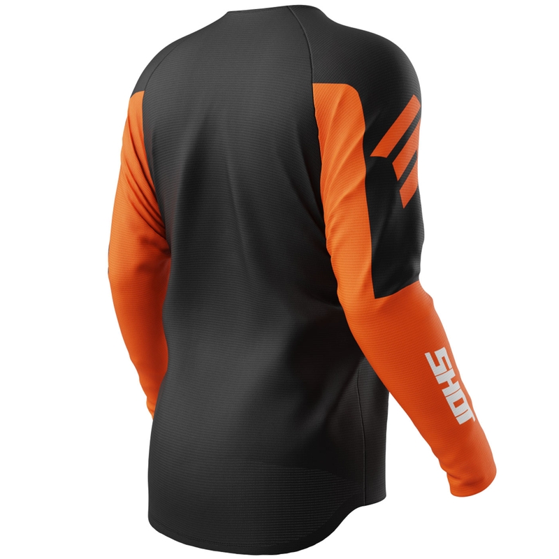 Φανέλα Motocross Shot Draw Private πορτοκαλί