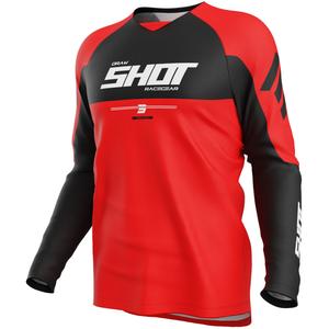 Φανέλα Motocross Shot Draw Private κόκκινο