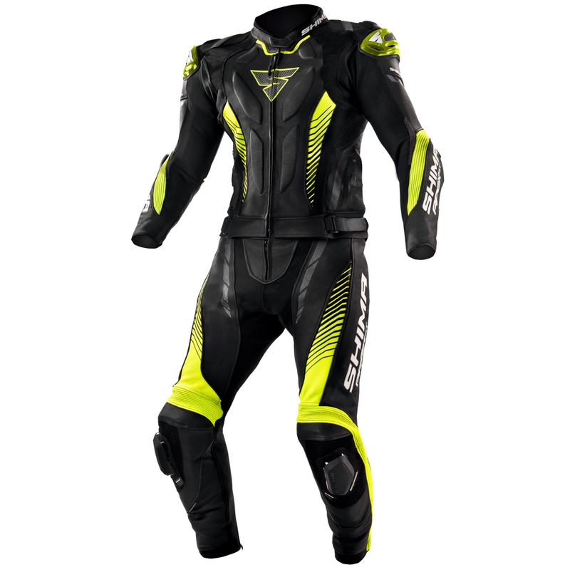 Shima Apex Black-Fluo Yellow Φόρμα μοτοσικλέτας