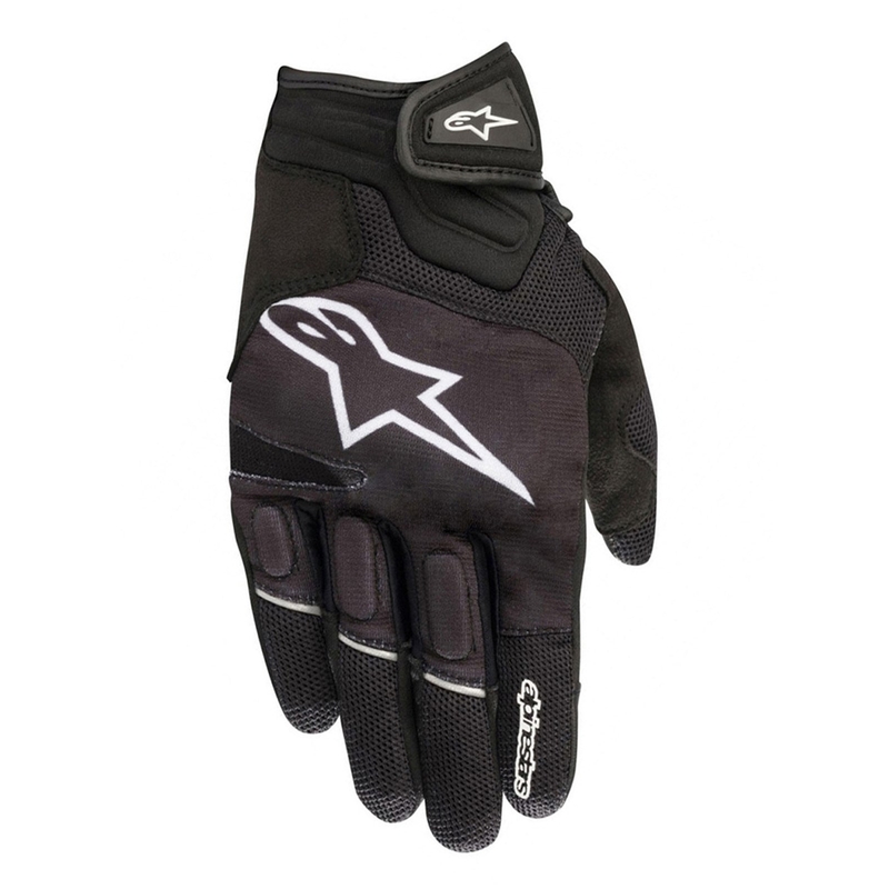 Γάντια μοτοσικλέτας Alpinestars Atom μαύρο και λευκό