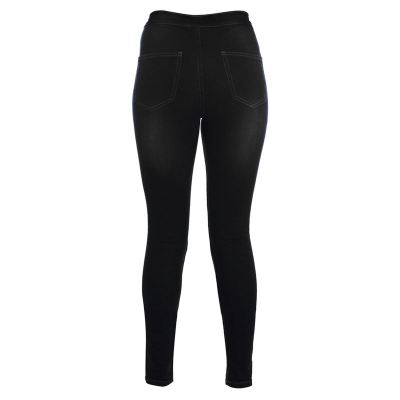 Γυναικείο Oxford Jeggings μαύρο