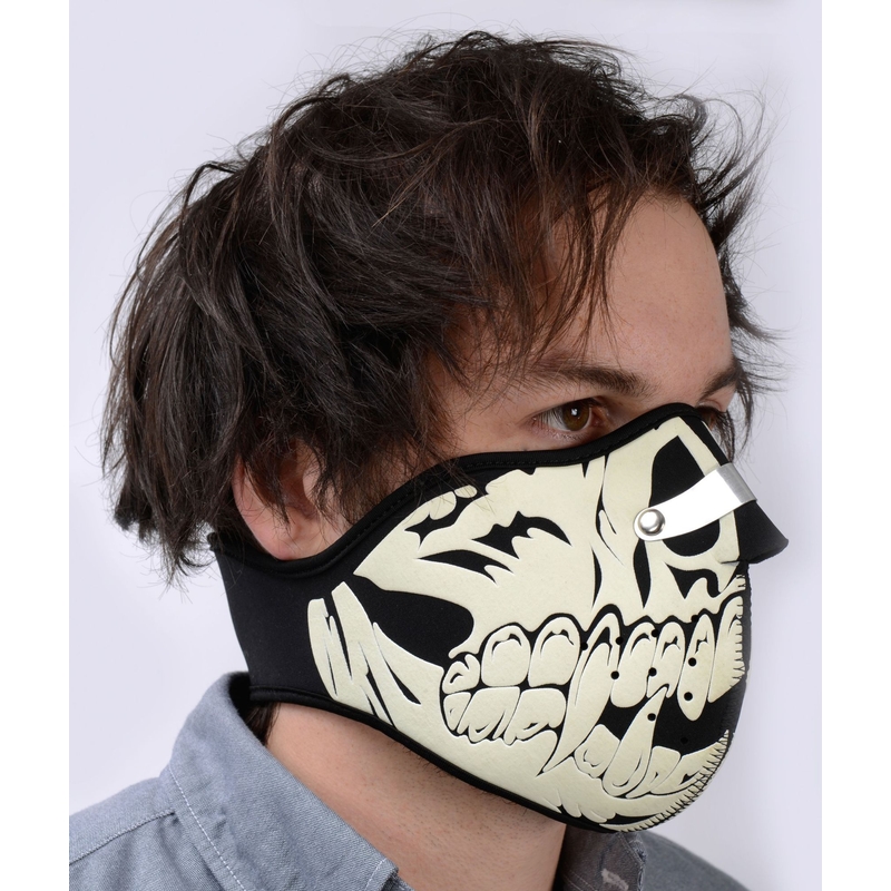Μάσκα προσώπου Oxford Glow Skull
