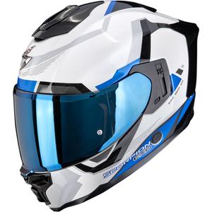 Κράνος μοτοσικλέτας Scorpion EXO-1500 Air Arena full face λευκό-μπλε
