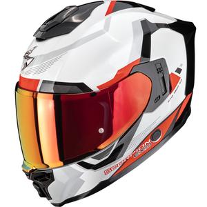 Κράνος μοτοσικλέτας Scorpion EXO-1500 Air Arena full face λευκό-κόκκινο