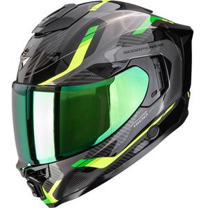 Κράνος μοτοσικλέτας Scorpion EXO-1500 Air Sleek full face, μαύρο-πράσινο