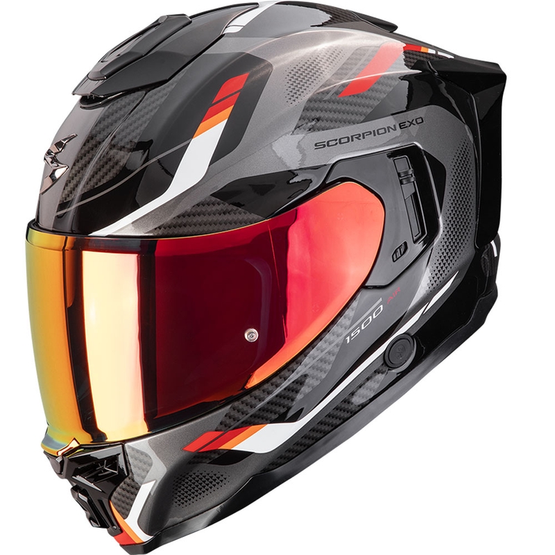Κράνος μοτοσικλέτας Scorpion EXO-1500 Air Sleek full face μαύρο-κόκκινο