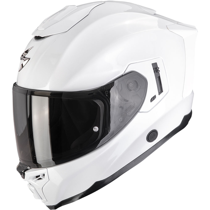 Κράνος μοτοσικλέτας Scorpion EXO-1500 Air Solid full face, λευκό μαργαριταρένιο