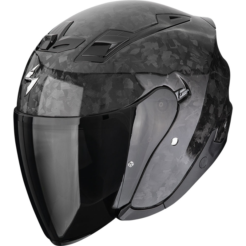 Κράνος μοτοσικλέτας Scorpion EXO-Z1 Carbon Onyx Solid Open Face, μαύρο