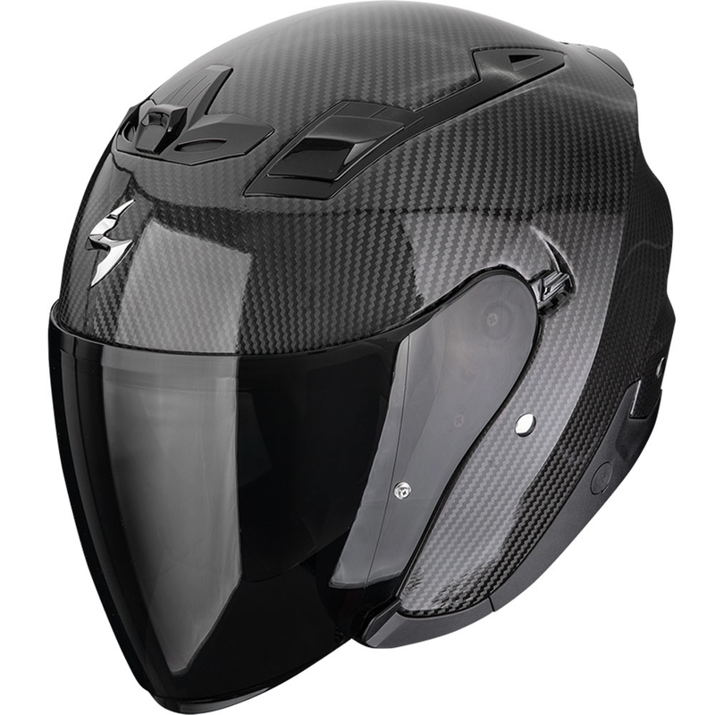 Κράνος μοτοσικλέτας Scorpion EXO-Z1 Carbon Solid Open Face, μαύρο
