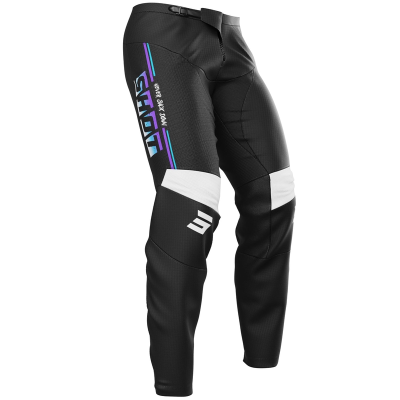 Παντελόνι Shot Devo Block Motocross Μωβ