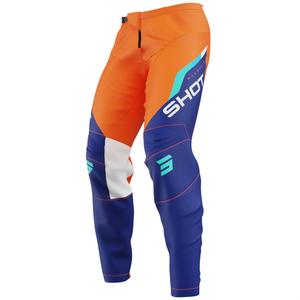 Πορτοκαλί παντελόνι motocross Shot Devo Daytona