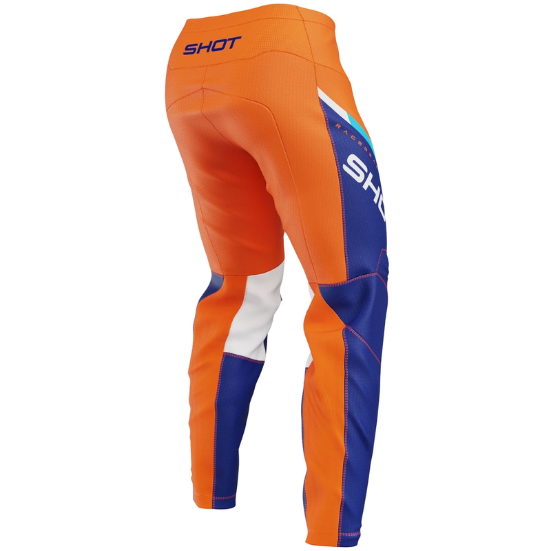 Πορτοκαλί παντελόνι motocross Shot Devo Daytona