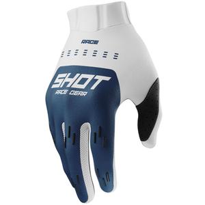 Γάντια Shot Race Evo Motocross Μπλε Πετρόλ