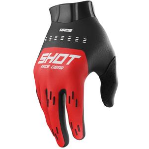 Γάντια μοτοκρός Shot Race Evo κόκκινα