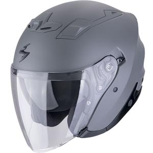 Κράνος μοτοσικλέτας Scorpion EXO-Z1 SOLID ανοιχτού προσώπου, ματ γκρι τσιμέντου