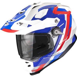 Κράνος Enduro Scorpion ADF-9000 Air Patrol λευκό-μπλε-κόκκινο