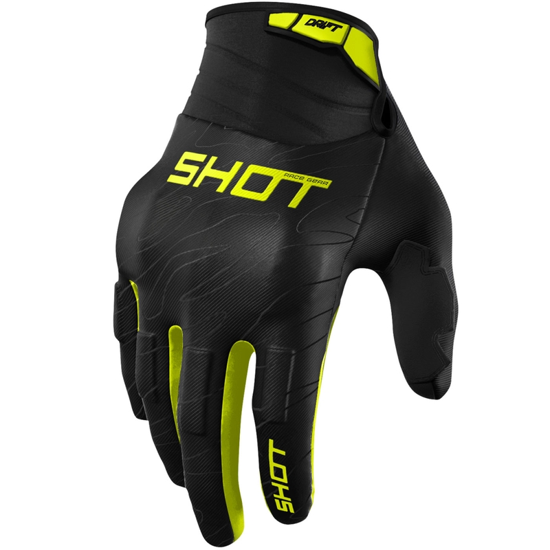 Γάντια μοτοκρός Shot Drift Onyx fluorescent κίτρινο