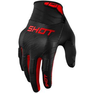 Γάντια μοτοκρός Shot Drift Onyx κόκκινα