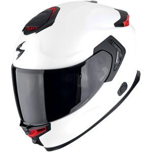 Ενσωματωμένο κράνος μοτοσικλέτας Scorpion EXO-GT SP Air SOLID ματ μαργαριταρένιο λευκό