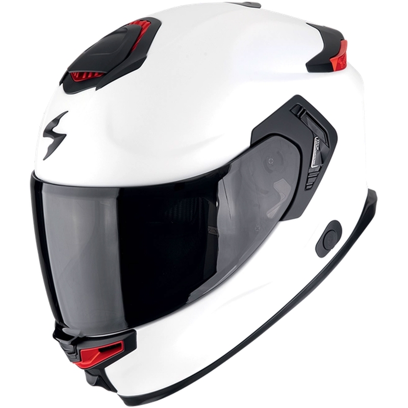 Ενσωματωμένο κράνος μοτοσικλέτας Scorpion EXO-GT SP Air SOLID ματ μαργαριταρένιο λευκό