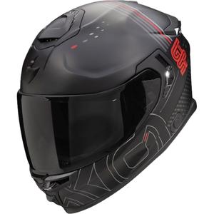 Ολοκληρωμένο κράνος μοτοσικλέτας Scorpion EXO-GT SP AIR TECHLANE μαύρο-γκρι-κόκκινο