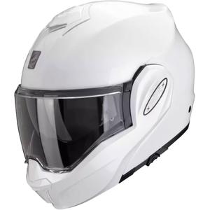 Αναδιπλούμενο κράνος Scorpion EXO-TECH EVO PRO SOLID μαργαριταρένιο λευκό