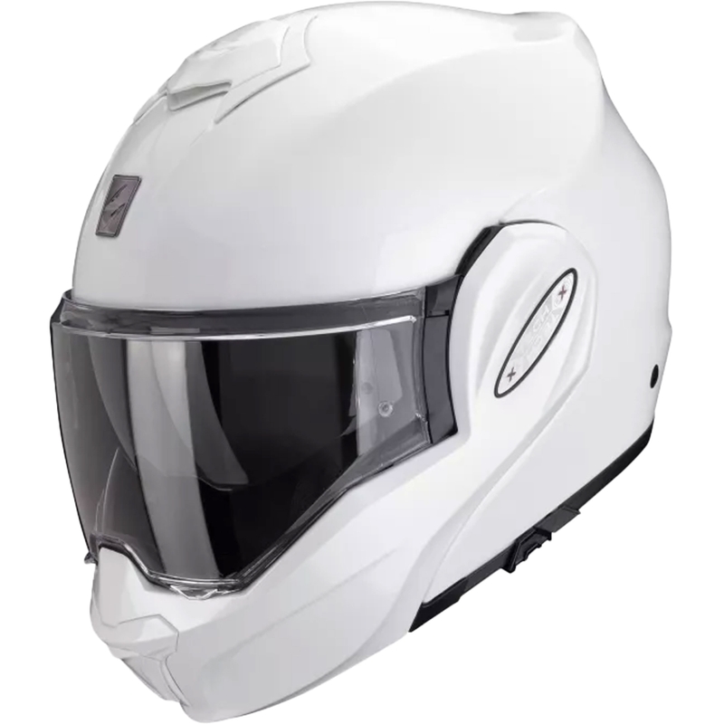 Αναδιπλούμενο κράνος Scorpion EXO-TECH EVO PRO SOLID μαργαριταρένιο λευκό