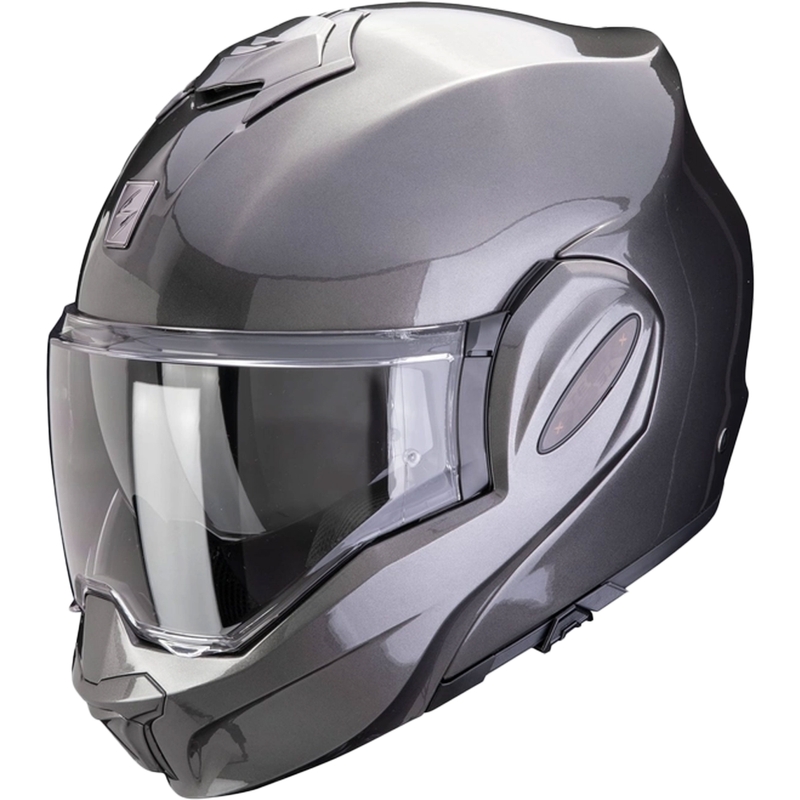 Scorpion EXO-TECH EVO PRO SOLID κράνος με μεταλλικό γκρι χρώμα