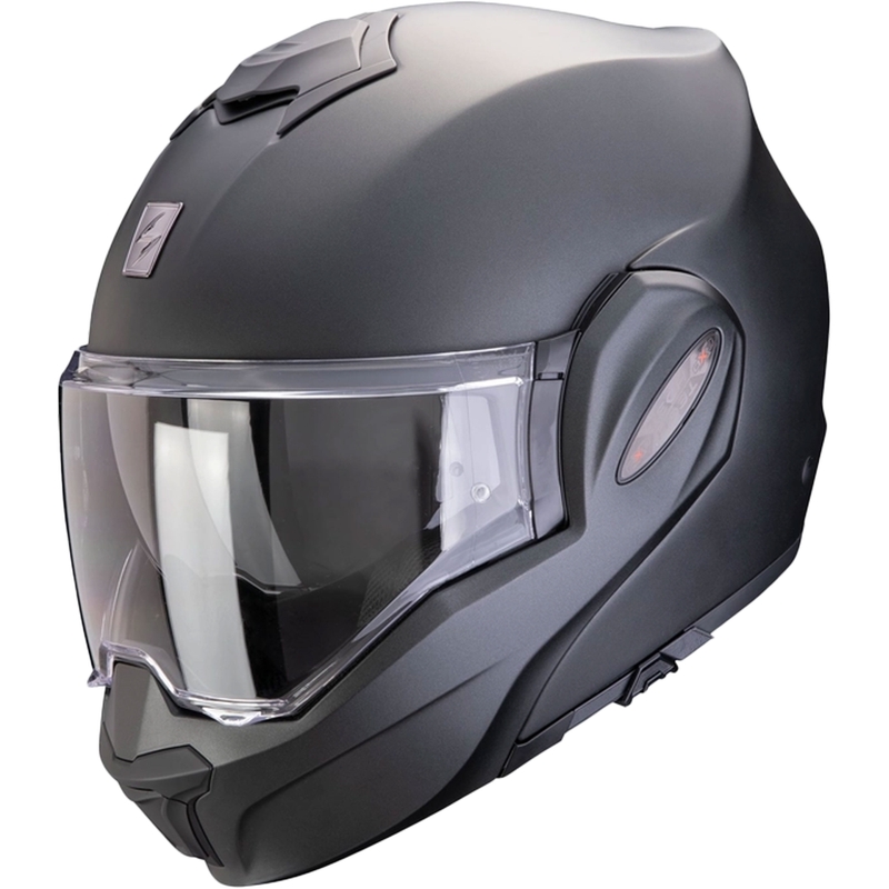 Αναδιπλούμενο κράνος Scorpion EXO-TECH EVO PRO SOLID ματ μαύρο μαργαριτάρι