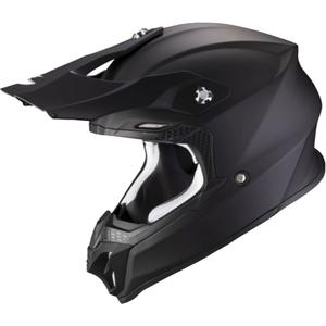 Κράνος Motocross Scorpion VX-16 EVO AIR Στερεό μαύρο ματ