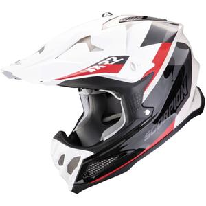 Κράνος Motocross Scorpion VX-22 Air BETA μαύρο-λευκό-άμμος