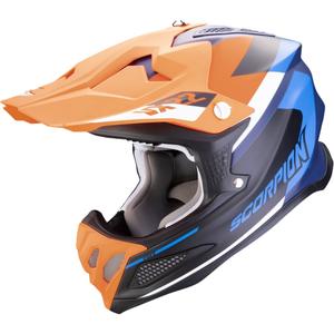Κράνος Motocross Scorpion VX-22 Air BETA ματ μπλε-πορτοκαλί