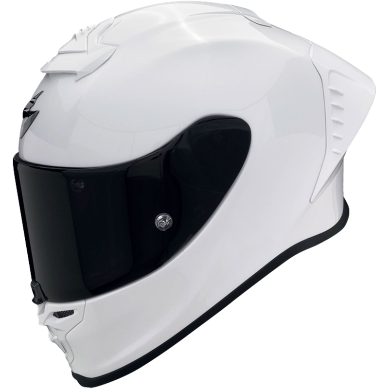 Ακέραιο κράνος μοτοσικλέτας Scorpion EXO-R1 EVO AIR FIM Racing #1 Solid Pearl White