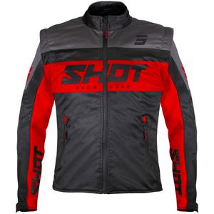 Μπουφάν softshell Shot Softshell Lite μαύρο-κόκκινο