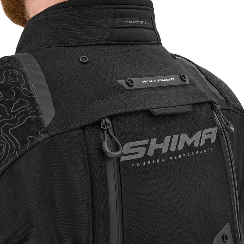 Μπουφάν μοτοσικλέτας Shima Tracker μαύρο